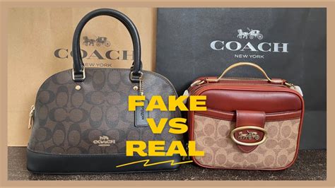 amazon coach bags fake|how to detect coach bag.